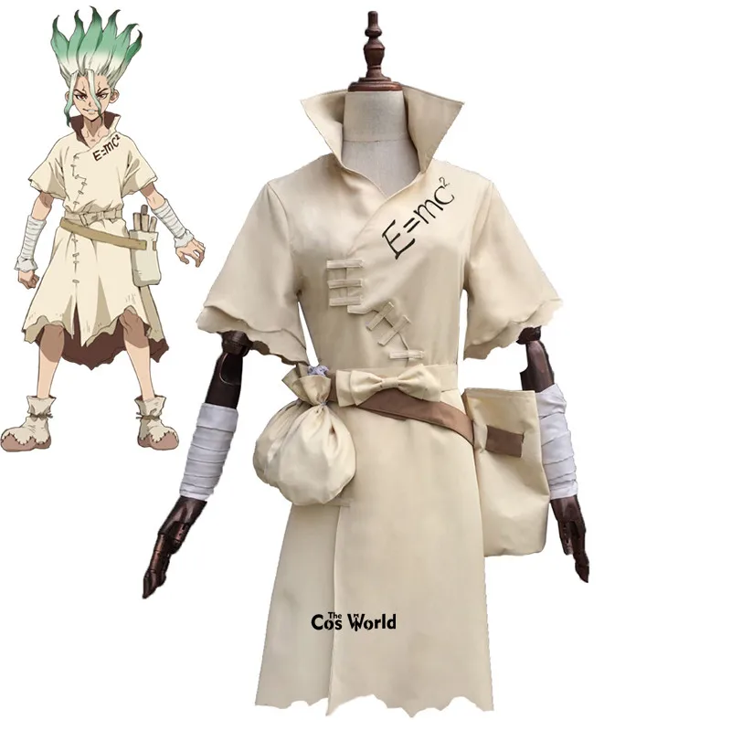 

Dr. Stone Ishigami Senku Uniform Outfit Anime Customize Cosplay Costumes