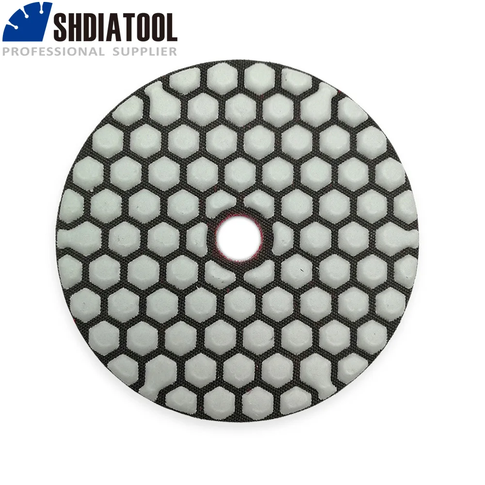 DIATOOL 7pcs/set Professional Diamond Flexible Wet Polishing Pads 100mm Granite Marble Ceramic Tile Sanding Disc