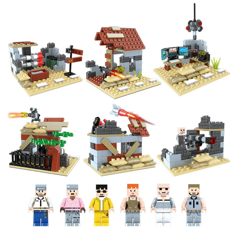 

Hot Selling XIPOO Chicken My World Building Blocks Toy Boy Educational Assembled 7 Children 8-Jedi 9 Survival 6-Year-Old 10