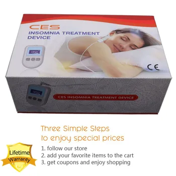 

Sleep Aid Machine Electrotherapy Stimulator Insomnia Treatment Device 6 Levels Adjustable 110v~240v Rechargeable