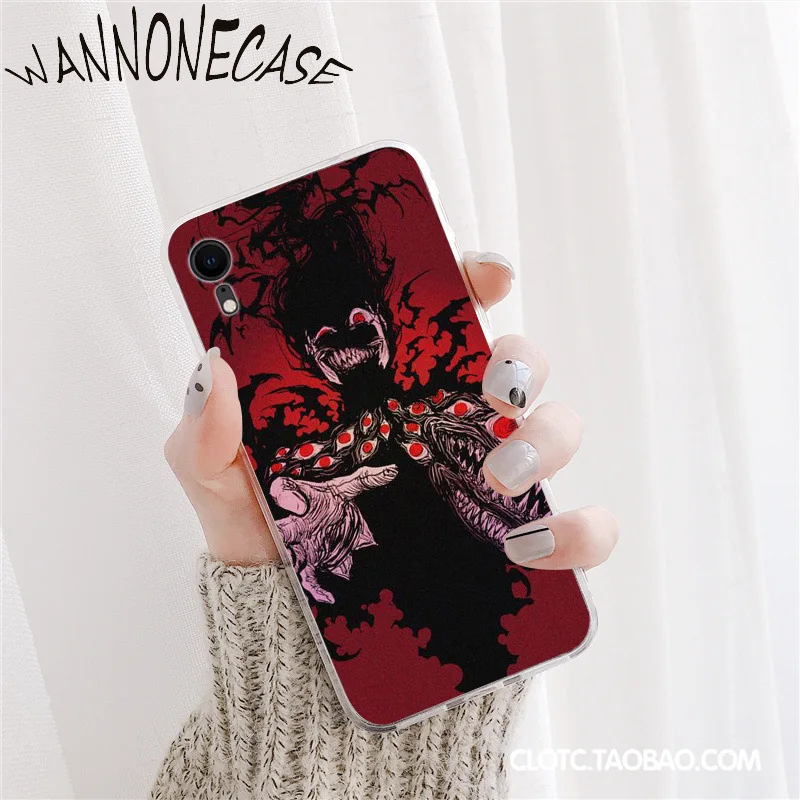 Anime Hellsing Alucard Fan Pola TPU Lembut Ponsel Case untuk iPhone 8 7 6 6S Plus X XS MAX 5 5S SE XR 11 11pro Promax Ponsel