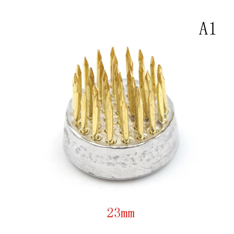 Fashion Flower Arrangement Insert Base Round Ikebana Kenzan Flower Frog With Gasket Art Fixed Arranging Tool 