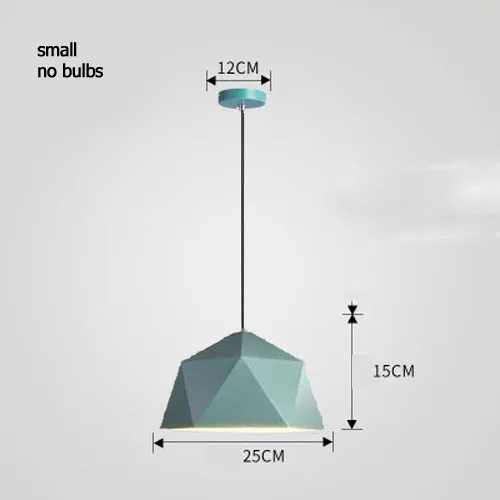 Подвесной светильник s красочный скандинавский подвесной скандинавский светильник винтажный светильник Лофт декор дизайн современная столовая кухонный светильник закрепленный led - Цвет корпуса: Светло-зеленый