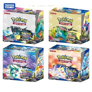 

324pcs/set Pokemon Pokeball Sun & Moon Edition TEAM-UP UNIFIDE-MINDS THUNDER Trading Card Game Card Booster Toys