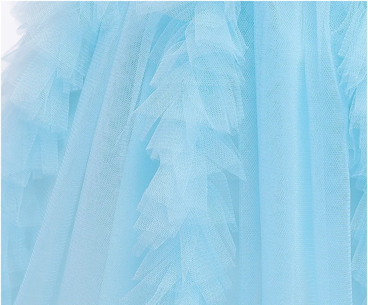 New Style Tassel Sequin Princess Dress Lace Costumes For Fit Kids Birthday Theme Party Dress Performance Ball Gown