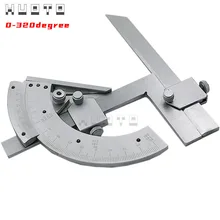 320 Degree Universal Bevel Transferidor Dial Angular Comprimento 150mm