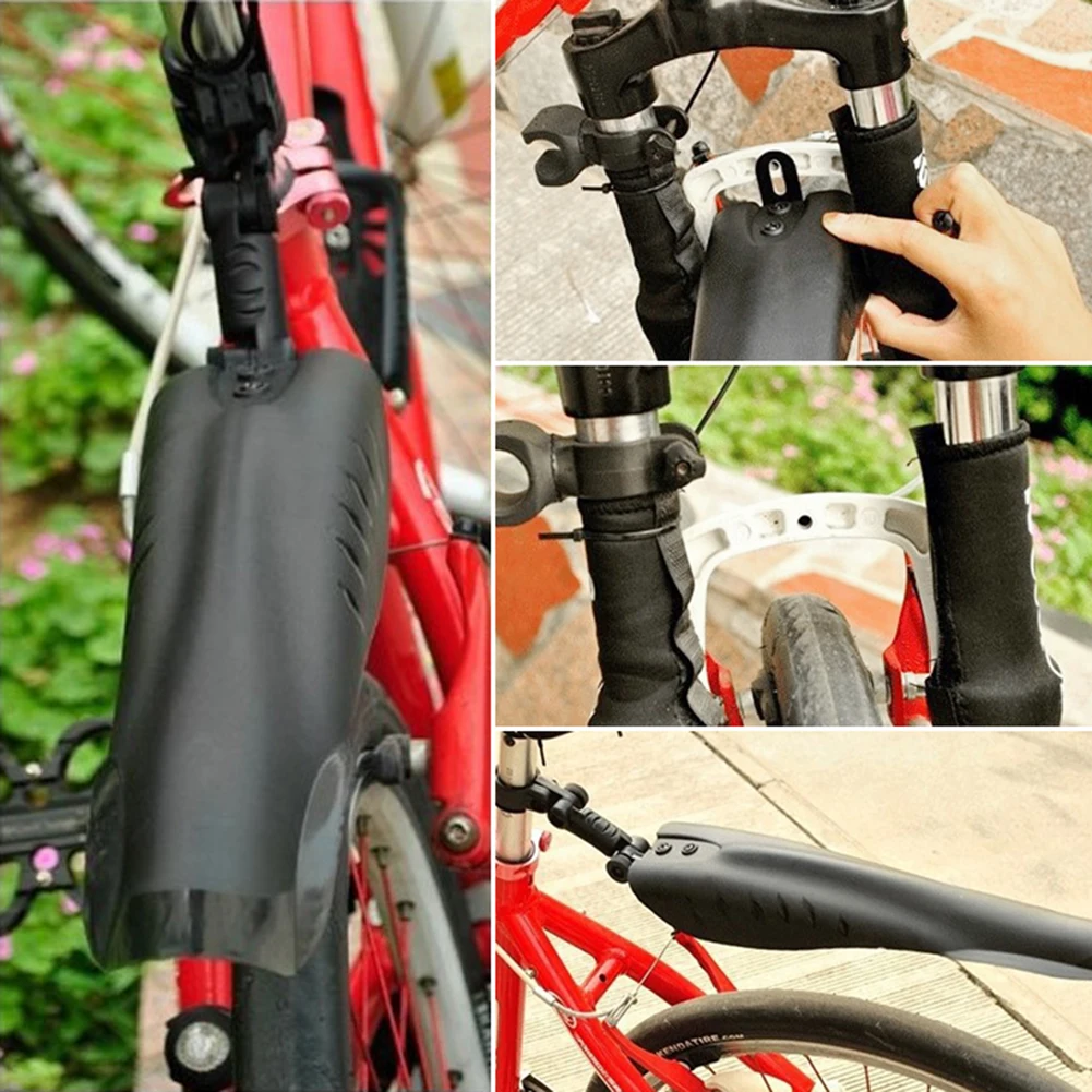 2 шт. горный велосипед MTB Велоспорт спереди и сзади защитные крылья защита от