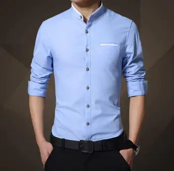 

Autumn New 2019 Men's Shirt em8 Casual Long Sleeve Inch Youth Youth Slim Men's Shirt BK801-02-21