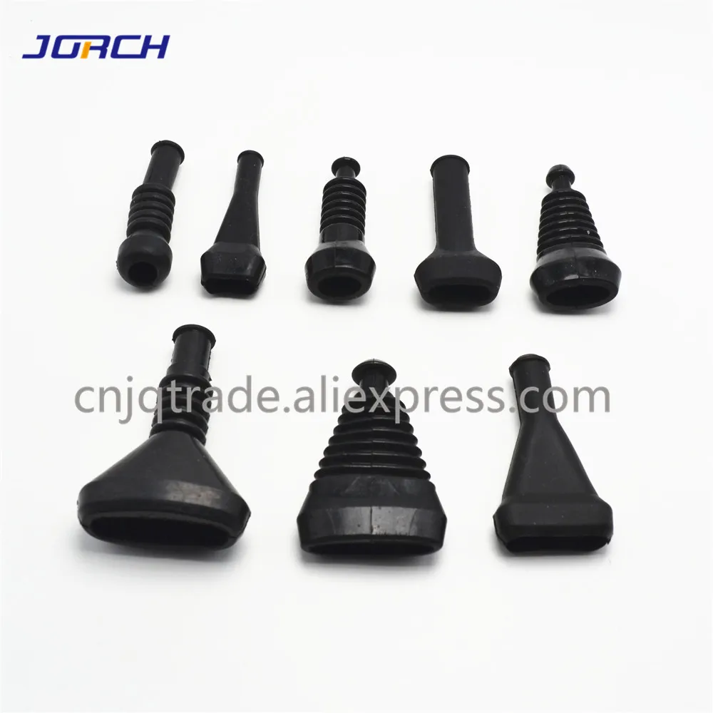 5pcs 2/3/4/5/6 Pin Waterproof Automotive Wire Cover Rubber Boot Cap for Amp Tyco connector Series