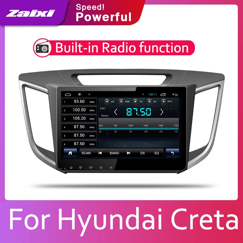 ZaiXi автомобильная система Android 1080P IPS ЖК экран для Hyundai Creta 2015 ~ 2020 автомобильный