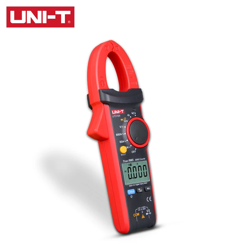UNI T UT216 серии True RMS Цифровые токоизмерительные клещи UT216A UT216B UT216C UT216D 600A