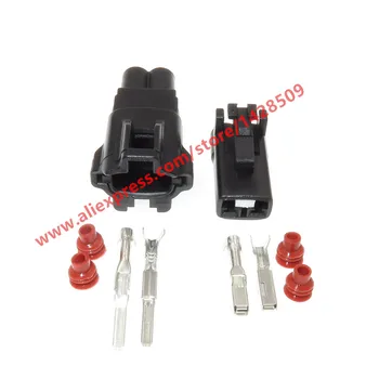 

10 Sets 1 Pin Electric Automotive Connector 90980-11400 2JZ Starter Plug For Toyota Highlander Land Cruise Corolla 6189-0413