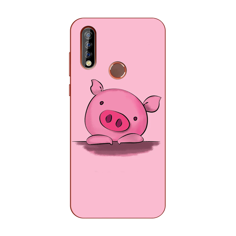 4 Для Oukitel C17 Pro 6,35 дюймов Чехол Мягкий ТПУ защитный чехол для телефона чехол-бампер с изображением волка розы цветов - Цвет: 4