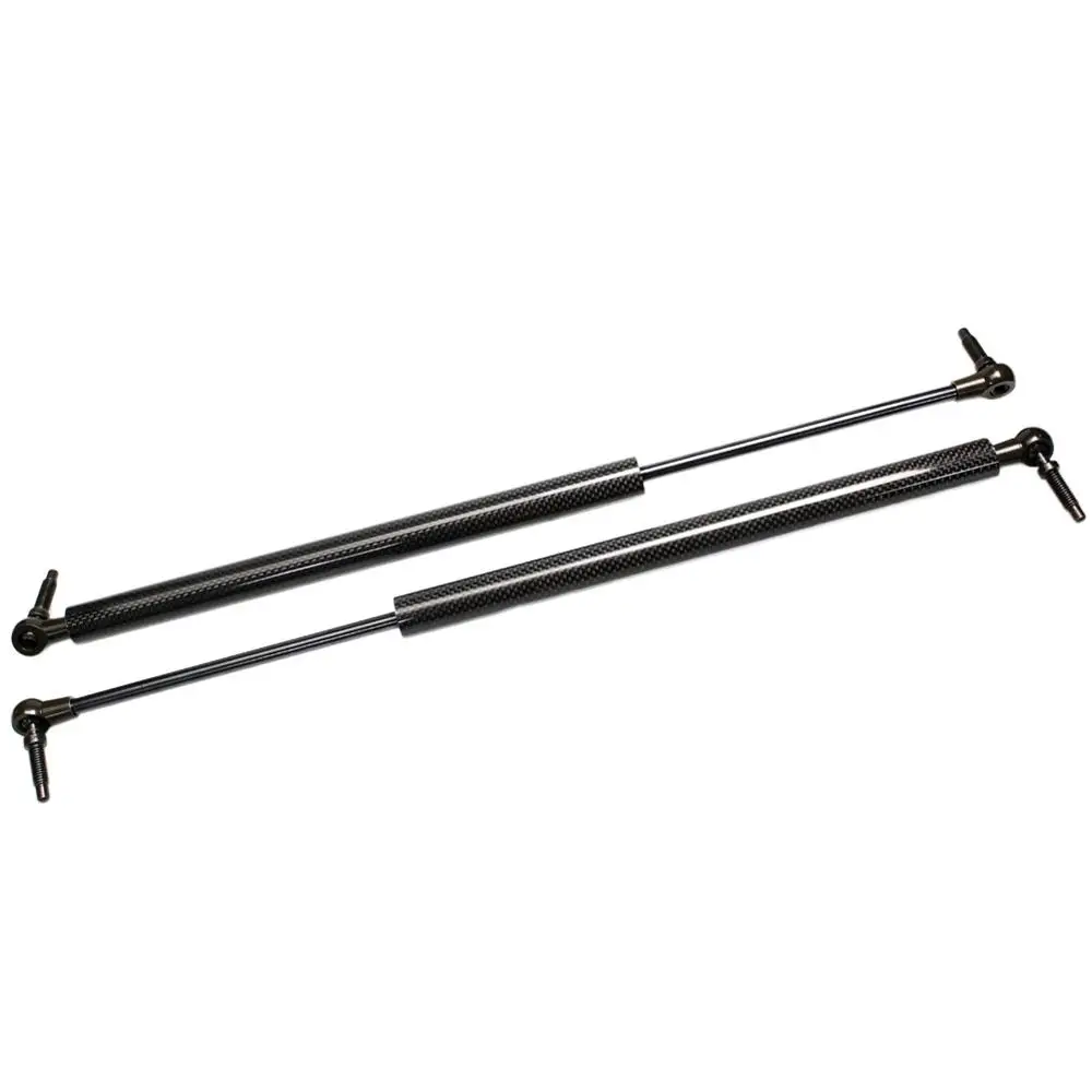 2x задний люк багажника Boot Lift поддерживает газовые стойки для Honda Civic 1992-1993 1994 1995 1995 fit 3 двери хэтчбек 74820SR3003 - Цвет: Black Carbon Fiber