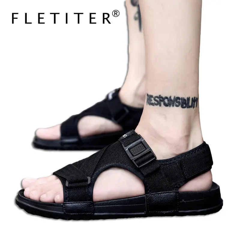 Mens Sandals Vietnam Summer Breathable Walking Men Shoes Lightweight Gladiator Male Sandals for Man Water Footwear 2021 New