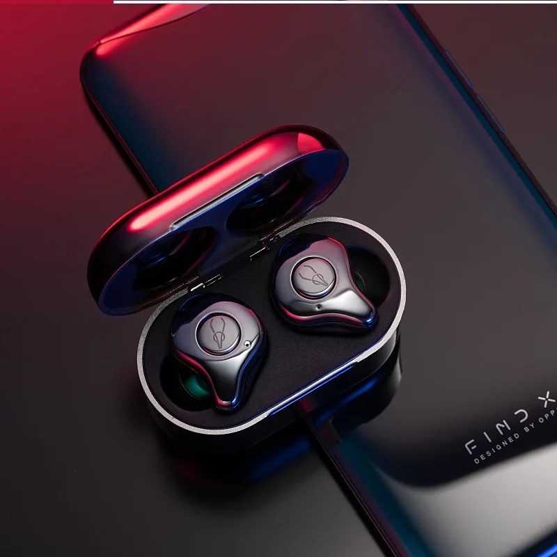 Bluetooth 5,0 гарнитура динамическая катушка сабвуфер Беспроводная зарядка чип Qualcomm TWS шумоподавление