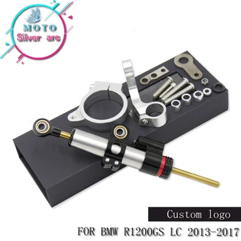 

R1200GS Motorcycle CNC steering damper stabilizer Linear inverted safety control + bracket for BMW R1200GS LC 2013-2018 2017 6