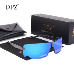 2020 DPZ Роскошные брендовые поляризованные мужские wo мужские спортивные солнцезащитные очки для вождения сплавы UV400 без оправы Oculos