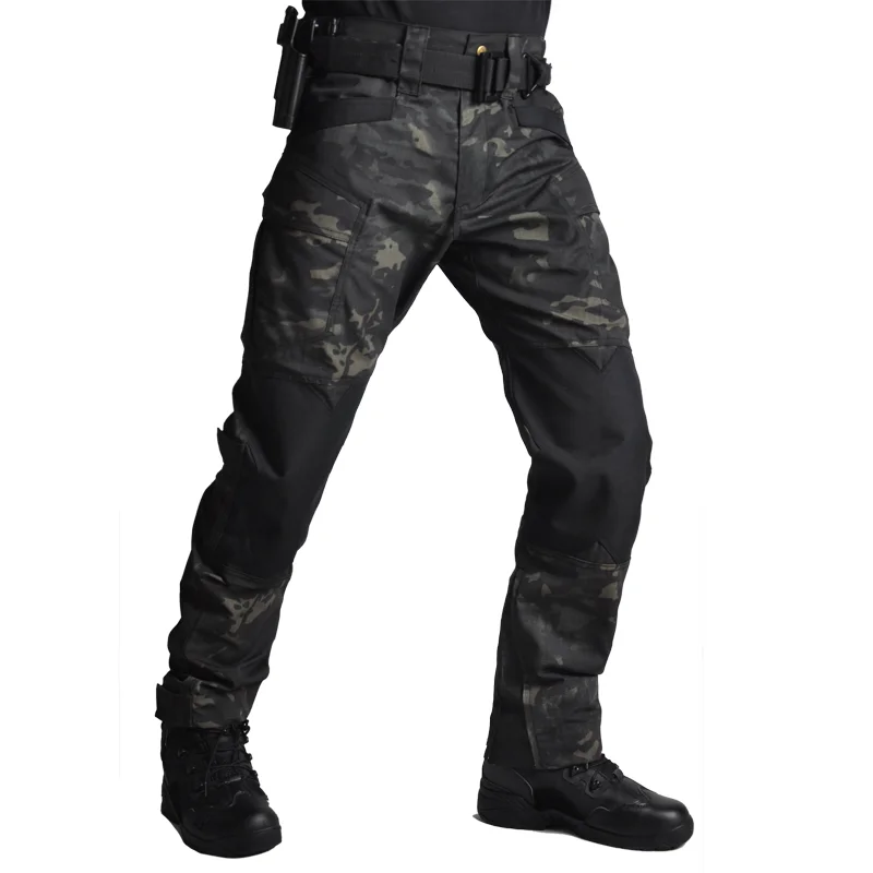 

Men Combat Army Military Pants Tactical Camouflage Casual Water Repellent Ripstop Trousers