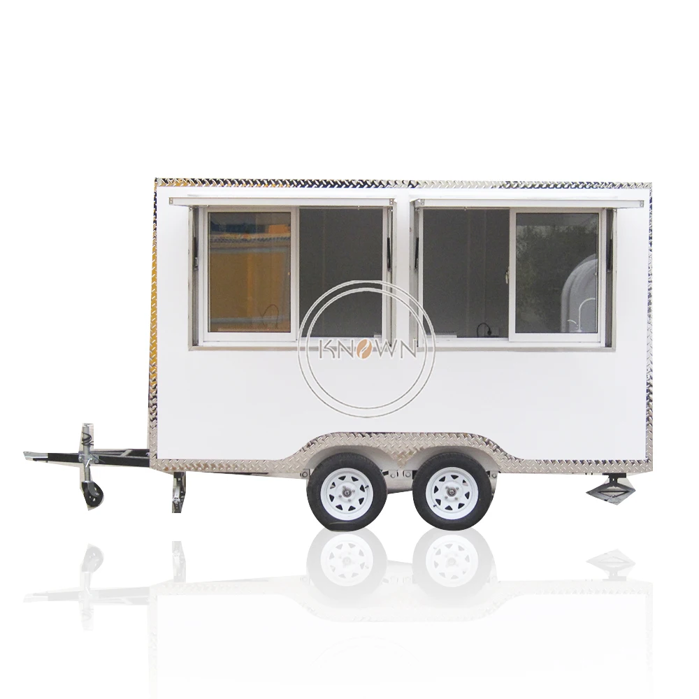 

Mobile Food truck/trailer Cart For Hot dog, Ice Cream, And Snack To Sell With freezer/fridge, fryer, warmer, Griddle Etc