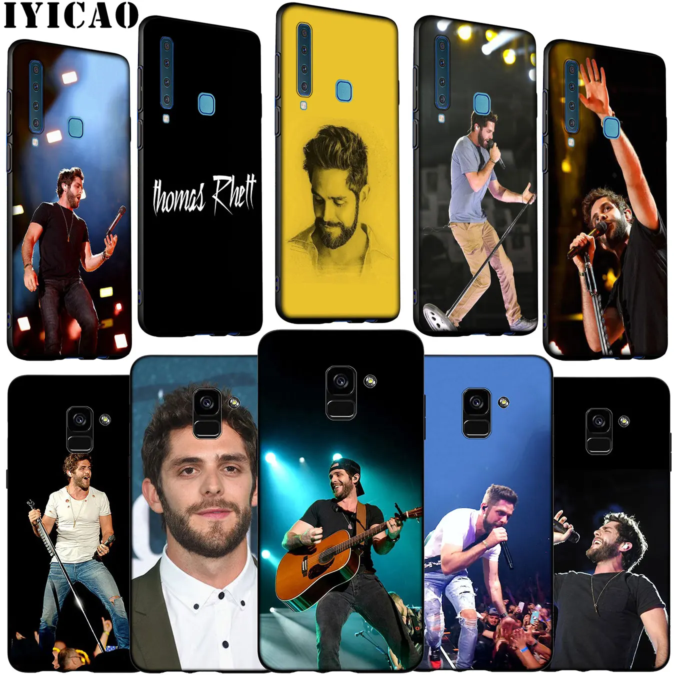 Мягкий силиконовый чехол для телефона Thomas Rhett Samsung Galaxy A6 A7 A8 A9 2018 A3 A5 2016 2017 Note 9 8 10 Plus