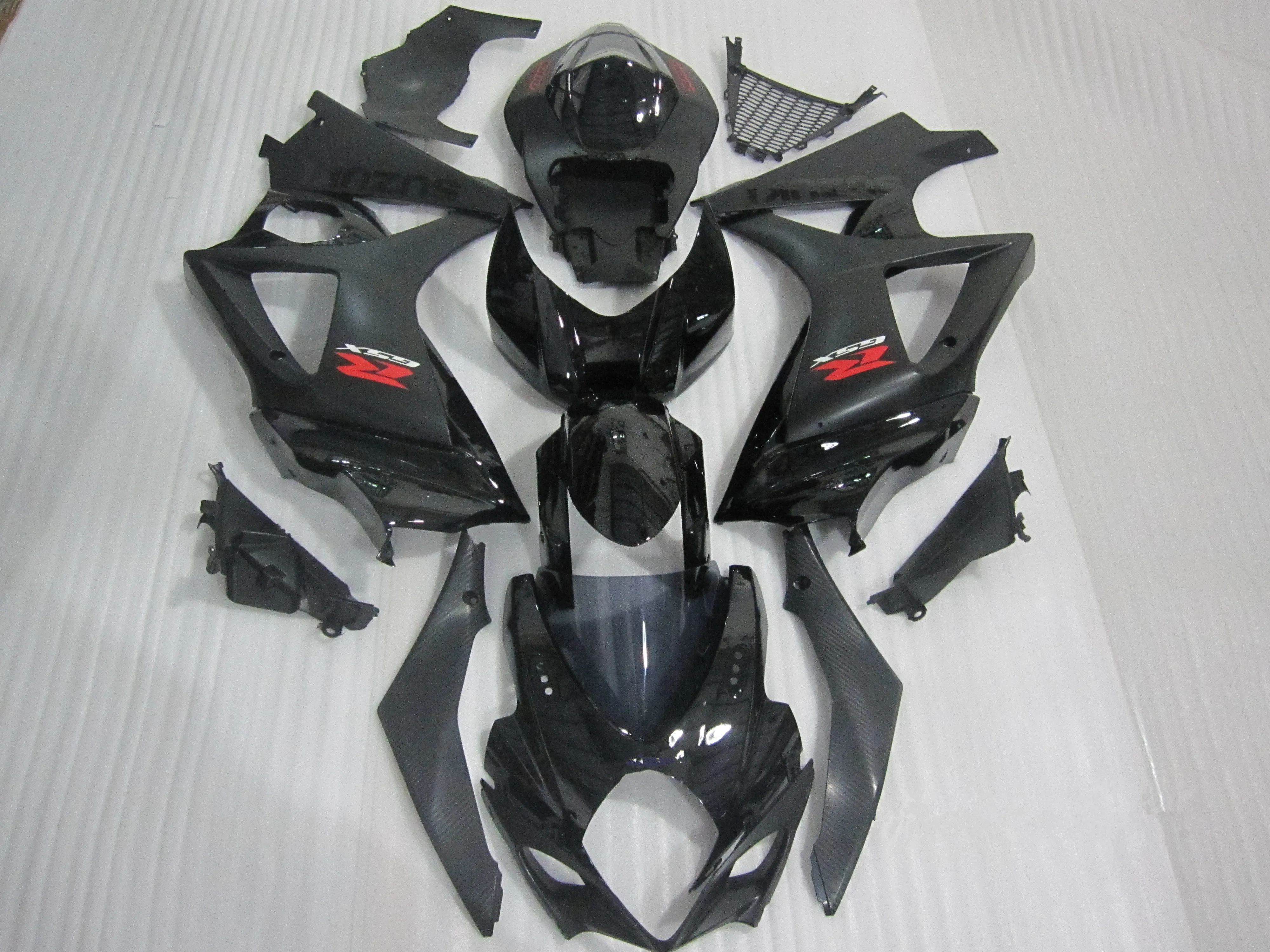 Fairings Fit for GSXR-1000 K7 Year 2007 2008 GSXR1000 07 08 ABS Motorcycle Fairing Kit Bodywork Cowling Black | Автомобили и