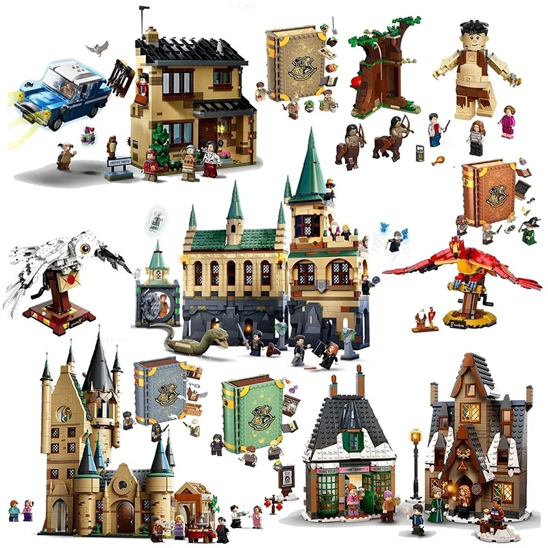 Harris Forbidden Forest Umbridge's Encounter Tower 4 Privet Drive Attack on The Burrow Hedwig Building Blocks Toys Gifts | Игрушки и