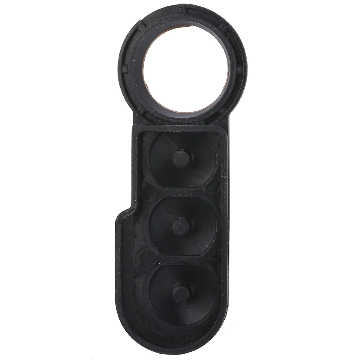 1PC Car Key Rubber Pad Lock/Unlock/Trunk 3 Buttons Case For Fiat 500 Panda Abarth Punto Remote Control Key Fob Cover
