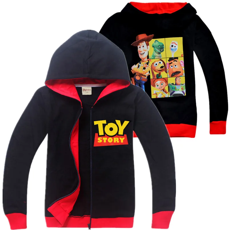 Toy story 4/Одежда для маленьких мальчиков; осеннее тонкое пальто; детская куртка; одежда из хлопка; Рождественская Толстовка с капюшоном для мальчиков и девочек; Детский свитер; куртки