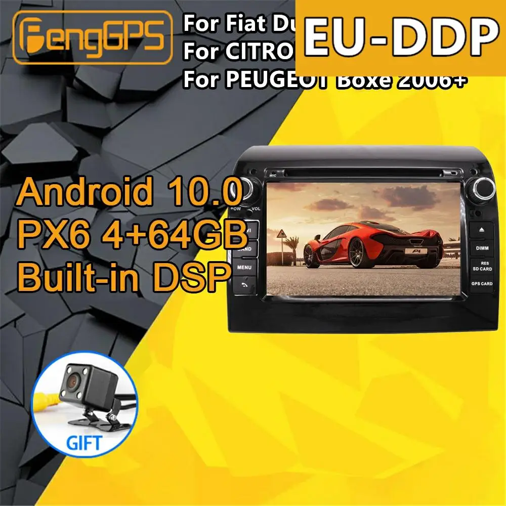 Per Fiat Ducato Android 2006 Per Citroen Jumper Peugeot Boxe Radio Multimedia Car Stereo Autoradio Player Unità Principale Gps Px6