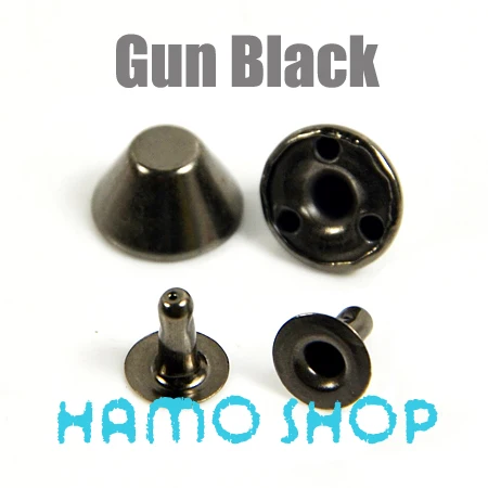 Bucket Rivet Black 500 шт./лот Металлические размер, форма заклепка конус ногтей кожаный Костюмы поясная сумка искусно изготовленные украшения своими руками - Цвет: Bucket Rivet Black
