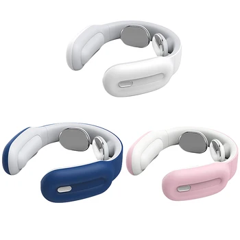 

Smart Shoulder Neck Massager PGG Hot Care Mute 15 Modes Adjustable Massaging Instrument Remote Control Neck Massager 3 Colors