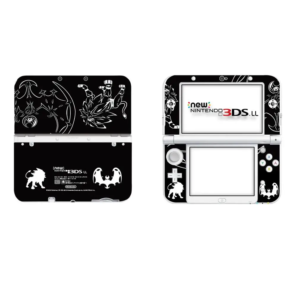 Pokemon Go Пикачу полное покрытие наклейка Кожа Наклейка для NEW 3DS XL Скины Наклейка s для NEW 3DS LL виниловая Защитная Наклейка - Цвет: DSLL0118