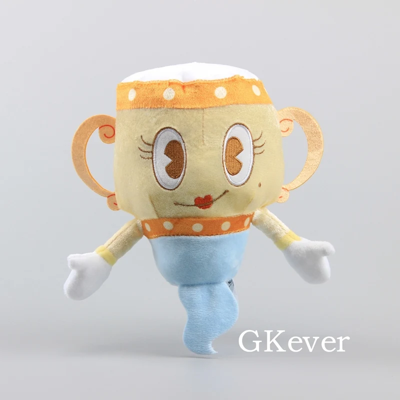21 см игра Cuphead легендарная чаша плюшевые игрушки кукла Peluche Высокое качество Новые поступления для маленьких детей Рождественский подарок на день рождения