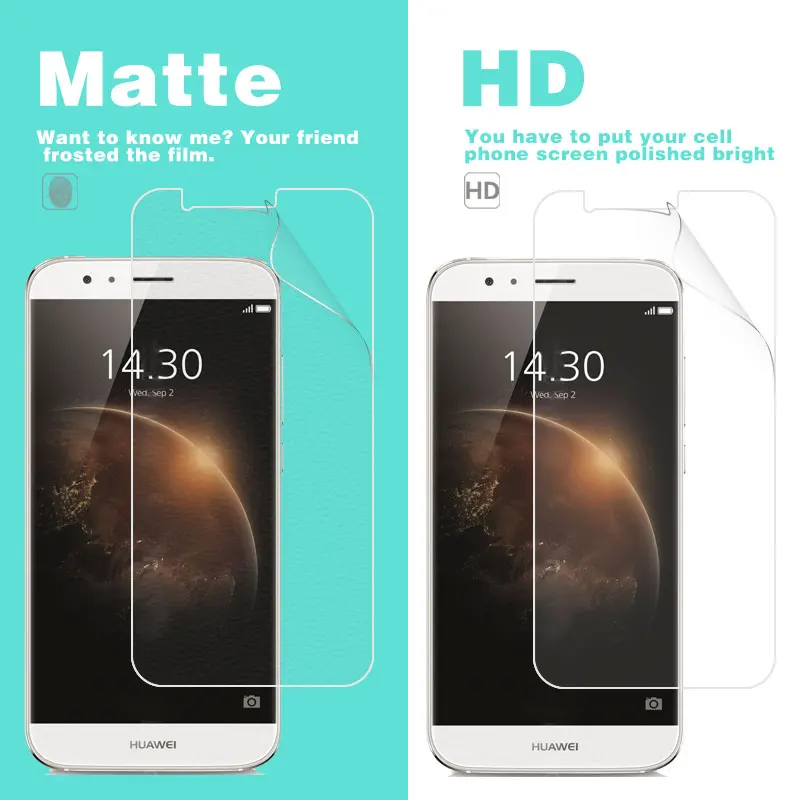 Прозрачная глянцевая пленка HD для Huawei G8 Mini G9 Plus VNS-TL00 GR3 GR5 GX8 2017 Антибликовая