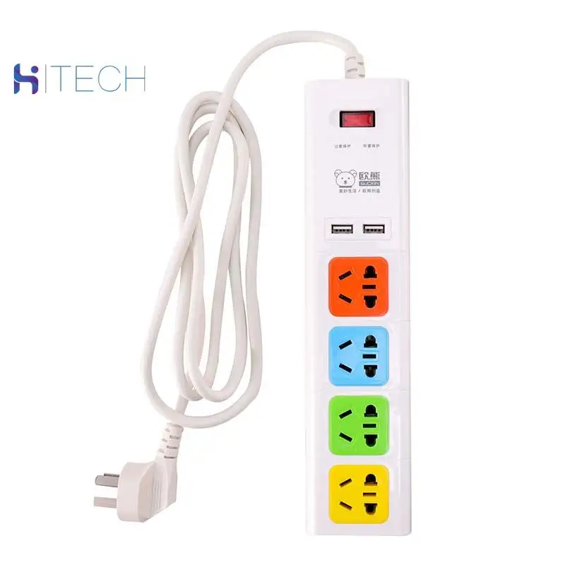 

USB smart identification power strip charging socket Australian standard socket plug remote control cable power board charging