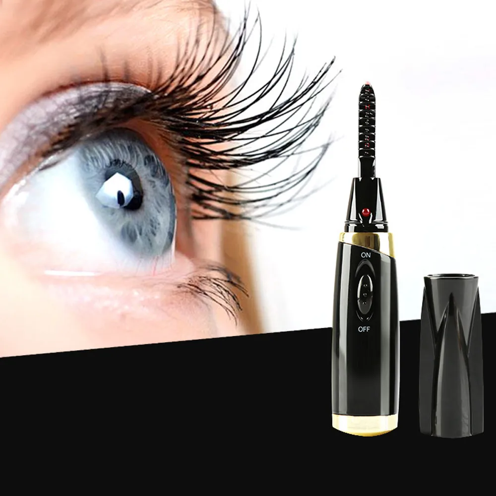 

Electric Heated Makeup Eye Lashes Heated Eyelash Curler Long Lasting Pen Style Electric Eyelash Curler Electric Lash Lift Tool