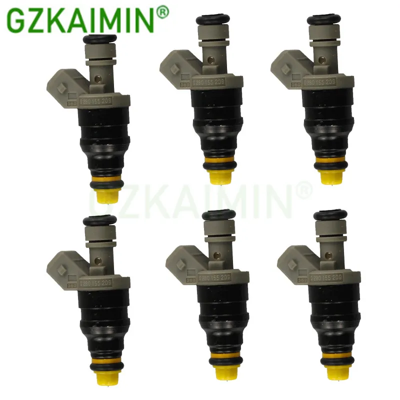 SET OF 6 High Quality New Fuel Injector nozzle 0280155209 