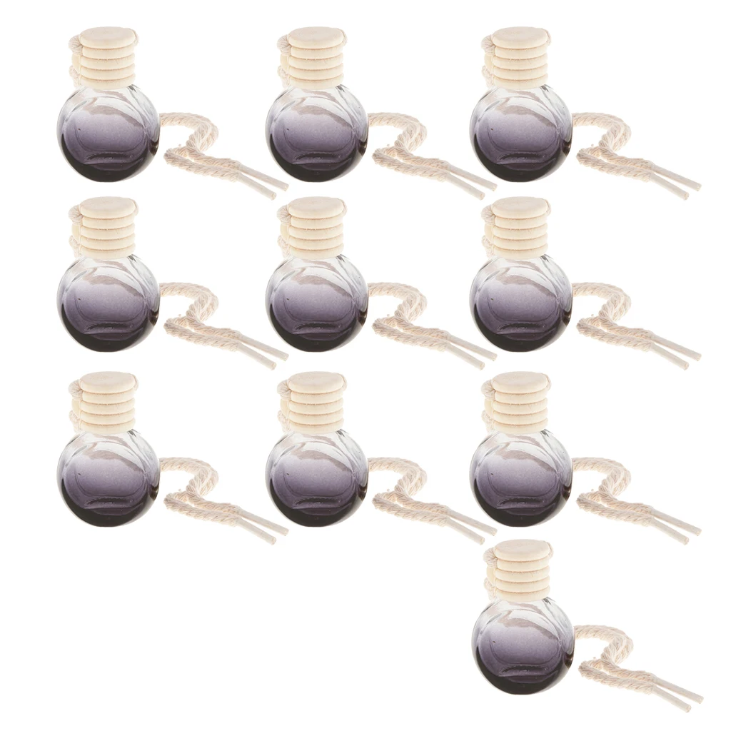 10pcs Empty Refillable Car Perfume Bottle Car Air Freshener Perfume Diffuser Bottle
