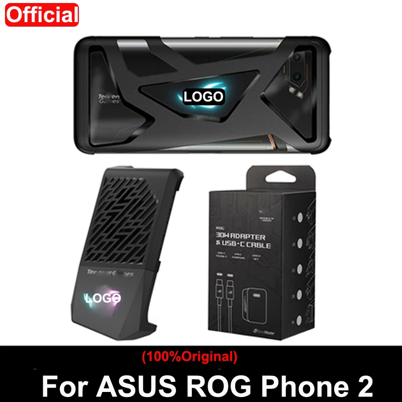 Оригинальный чехол ZS660KL для телефона ASUS ROG phone 2 Официальный + держатель
