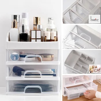 

Storage Box Storage Holder Desktop Cosmetics Box Stationery Storage Jewelry Finishing Drawer Cabinet YU-Home