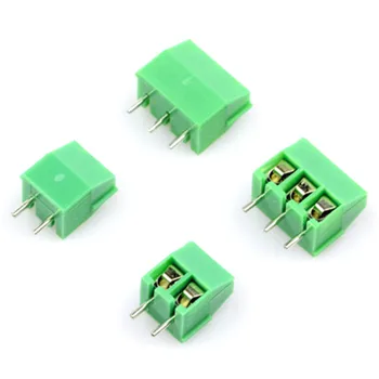 

10pcs MG/KF350-2P 3P Green Pin Screw Terminal Block Connector KF350 3.5mm Pitch amphenol connector 250V/10A