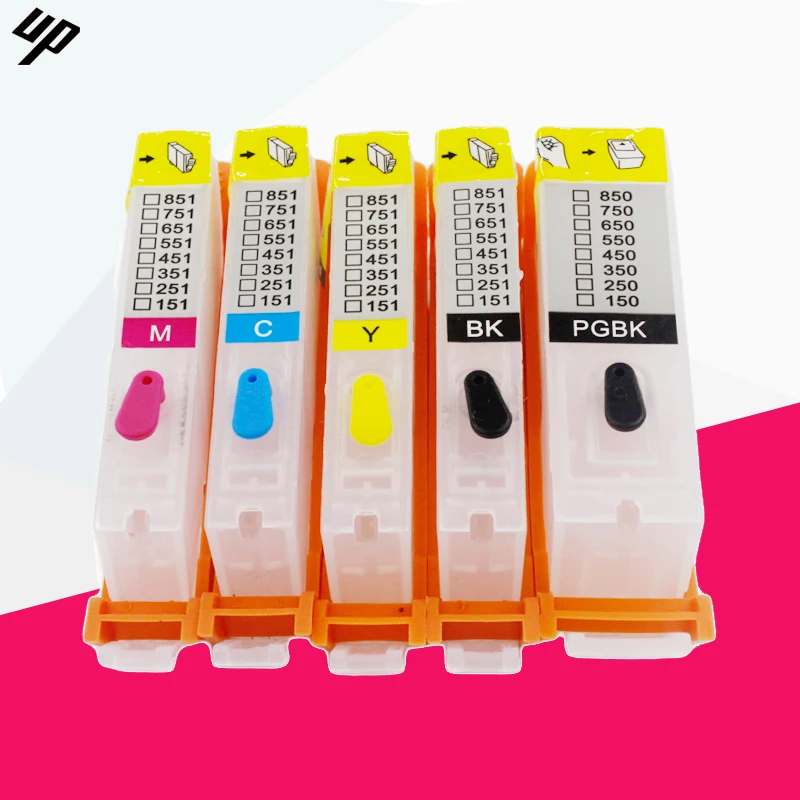 5 комплектов PGI150 150 перезаправляемый картридж для hp CANON IP7210 MG5410 MG5510 MG6410 MG6610 MG5610 MX921