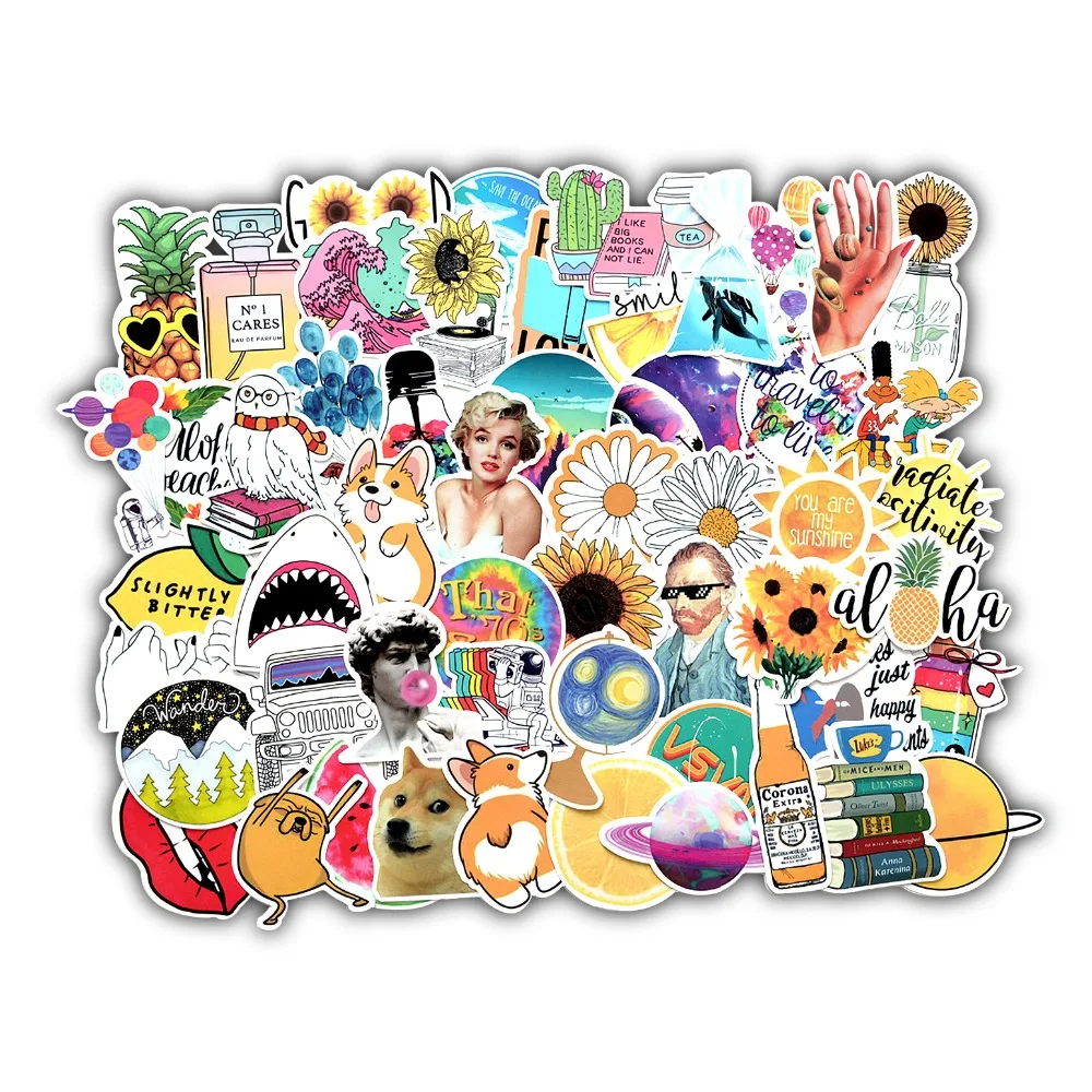 Yellow waterbottle sticker 4