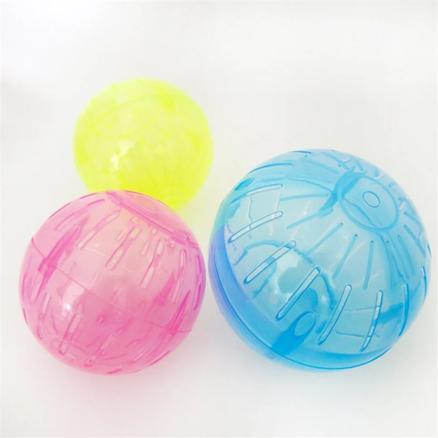 

KITHOME PET 1pcs Lovely Hamster Running Ball Mice Hamster Exercise Ball Small Pet Toy Plastic Rat Running Play Toy Pet Product