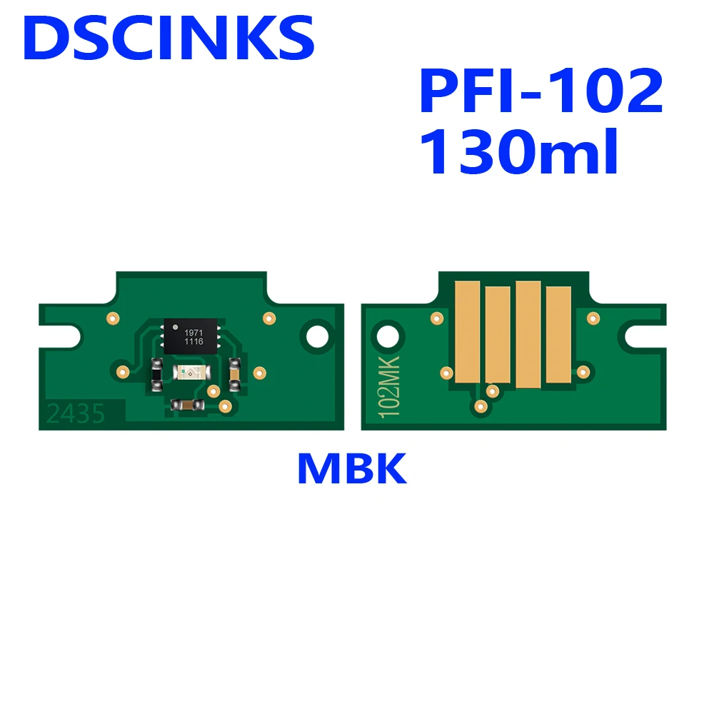 Chip de Cartucho para Canon Pfi102 Pfi104 Ipf650 Ipf655 Ipf750 Ipf755 Ipf760 Ipf765 Ipf 650 655 750 755 760 765 Pfi 102 104 Pfi102 - Imagem 6