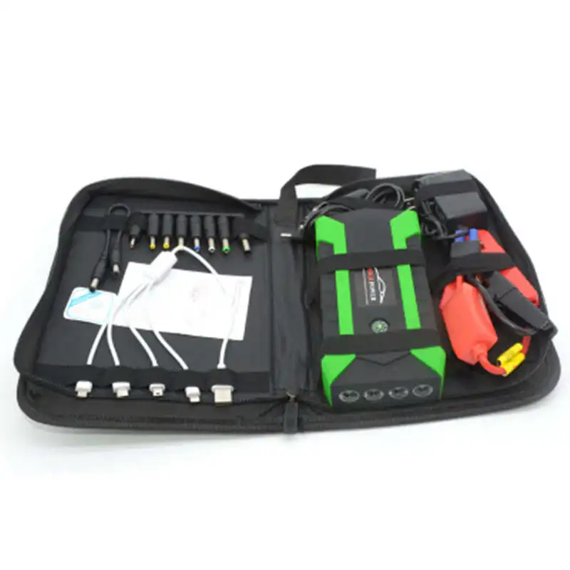 Bag Set US Plug Многофункциональный автомобильный стартер 12 В 4USB портативный автомобильный аккумулятор зарядное устройство аварийный пусковой инструмент для банка комплект B-JX29-3 - Цвет: Bag Set US Plug