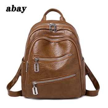 

2019 new fashion ladies backpack high quality pu leather fashion bag large capacity travel backpack fashion black backpack