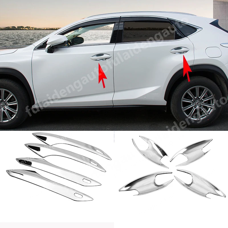 4 шт. для Lexus RX350 RX450H- ABS Хромированная боковая Автомобильная Дверная ручка Крышка ручки чаши отделка молдинг автомобильные аксессуары