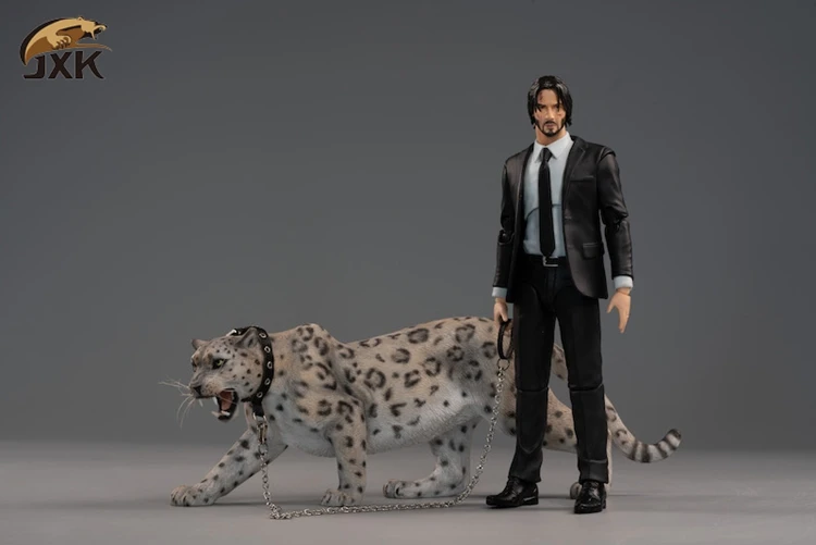Фигурка животного игрушечная Статуэтка 1/12 JXK Jxk021A/B/C 3 цвета Леопард Ягуары пантера W/2 модель головы
